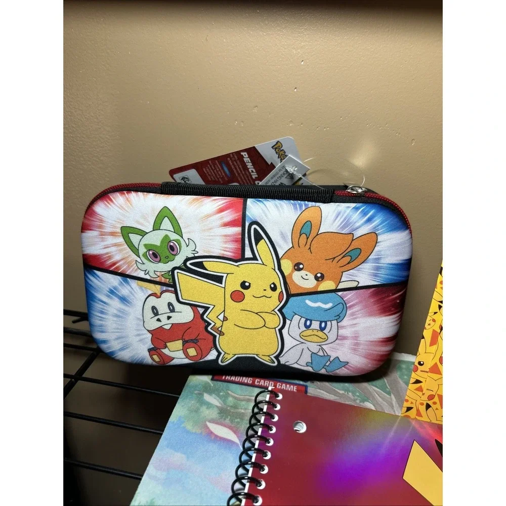 POKEMON Back To School Pencil/Utility Case Notebook, Folder, Pencil Cases Lot
